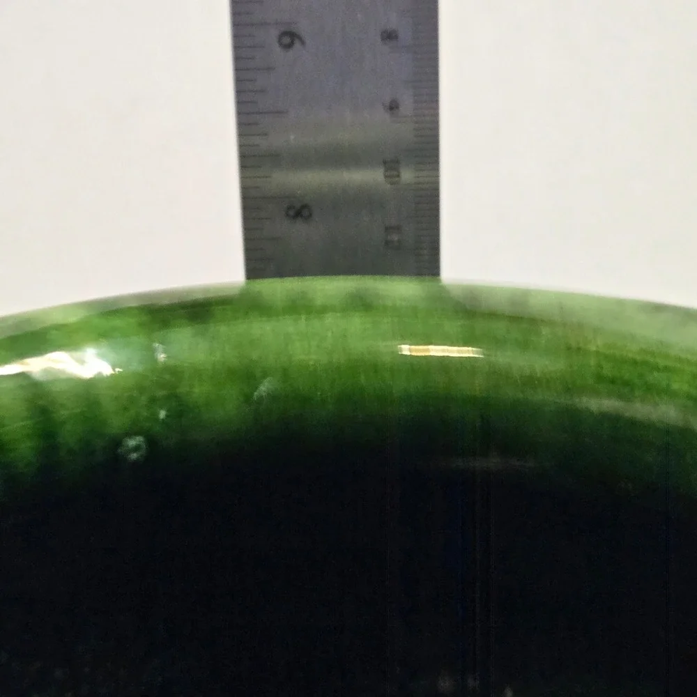 Vintage French Pottery Emerald Green Drip Glaze Terracotta Vase Made in France